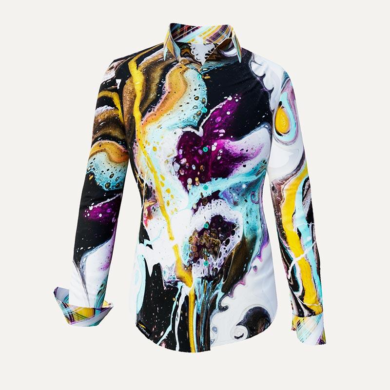 Unique blouse for women - JAWS OF MAUI - 100% cotton - GERMENS artfashion - Sizes XS to 3XL