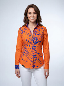 DENADA ORANGE - orange Blouse for women by GERMENS...