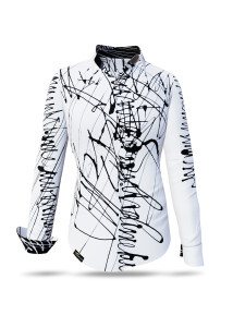 Unique blouse for women - DENADA WHITE - 100% cotton -...