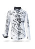 Unique blouse for women - DENADA WHITE - 100% cotton - GERMENS artfashion - Sizes XS to 3XL