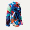 THE TIME TRAVELING - colorful Blouse for women by GERMENS artfashion XL