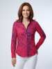 ausgefallene Damenbluse für Damen - DENADA RED - 100 % Baumwolle - GERMENS artfashion - Größen XS bis 3XL