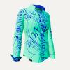 DENADA MINT - turquoise Blouse for women by GERMENS artfashion XL