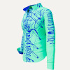 DENADA MINT - Türkise Bluse mit blauen Strichen - GERMENS