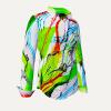 GLUECKSGARTEN BUNTE BLUSE Blusen Damen - 100 % Baumwolle - GERMENS artfashion