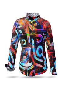 ausgefallene Damenbluse für Damen - DAPURITOJO - 100...