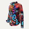 DAPURITOJO AUSSERGEWOEHNLICHE BLUSE Blusen Damen - 100 % Baumwolle - GERMENS artfashion