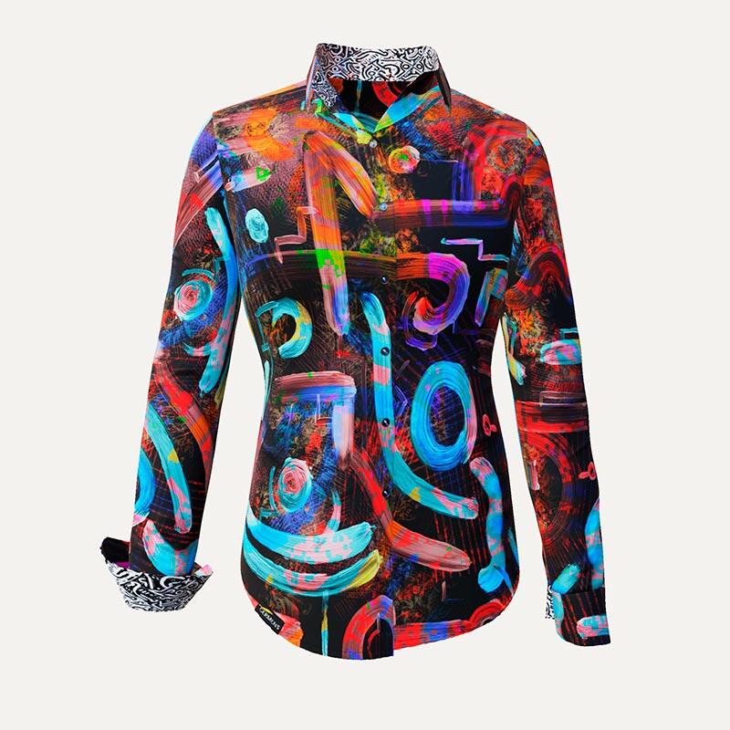 Unique blouse for women - DAPURITOJO - 100% cotton - GERMENS artfashion - Sizes XS to 3XL