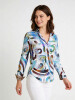 Unique blouse for women - DAPURITOJO CONO - 100% cotton - GERMENS artfashion - Sizes XS to 3XL