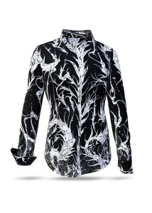 Unique blouse for women - DORNROESCHEN TINTE - 100%...