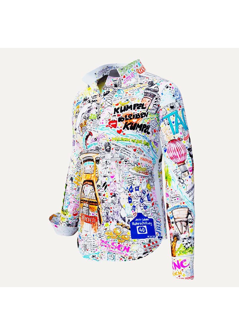 I LOVE THE RUHRPOTT - Die coole Bluse zum Ruhrpott - GERMENS