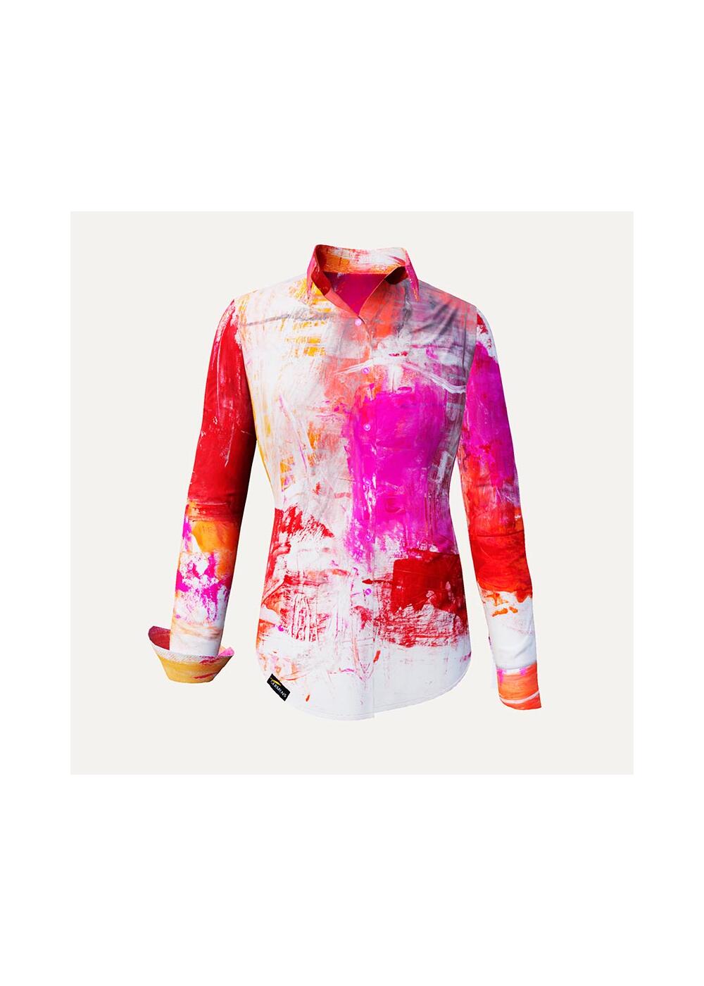 VERVE SAPHIR - Pink rote Bluse - GERMENS