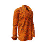 Button Up Shirt GRAVUR ORANGE from GERMENS