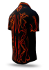 Mens Short Sleeve Button Up LAVA – GERMENS artfashion – 100 % Cotton - Size XS