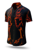 Mens Short Sleeve Button Down LAVA – GERMENS artfashion – 100 % Cotton - Size M