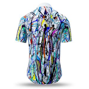 Colorful summer shirt men BLUETRAIN - GERMENS