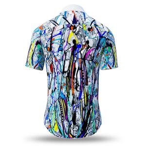 Colorful summer shirt men BLUETRAIN - GERMENS
