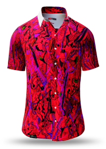 Sommerhemd Herren REDTRAIN - 100 % Baumwolle - 10 Größen von XS - 6XL - außergewöhnliches Design - feinste Verarbeitung - Stoffe Made in Germany - limitiert und exklusiv