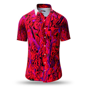 Colorful summer shirt men REDTRAIN - GERMENS
