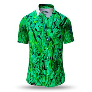 Colorful summer shirt men GREENTRAIN - GERMENS