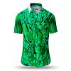 Colorful summer shirt men GREENTRAIN - GERMENS
