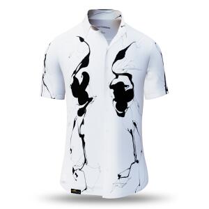 Button up shirt for summer SCHATTENWESEN – 100% cotton