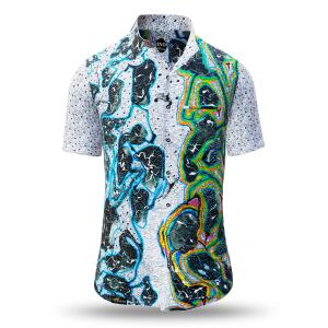 Colorful summer shirt men ORINOCO - GERMENS
