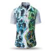 Colorful summer shirt men ORINOCO - GERMENS