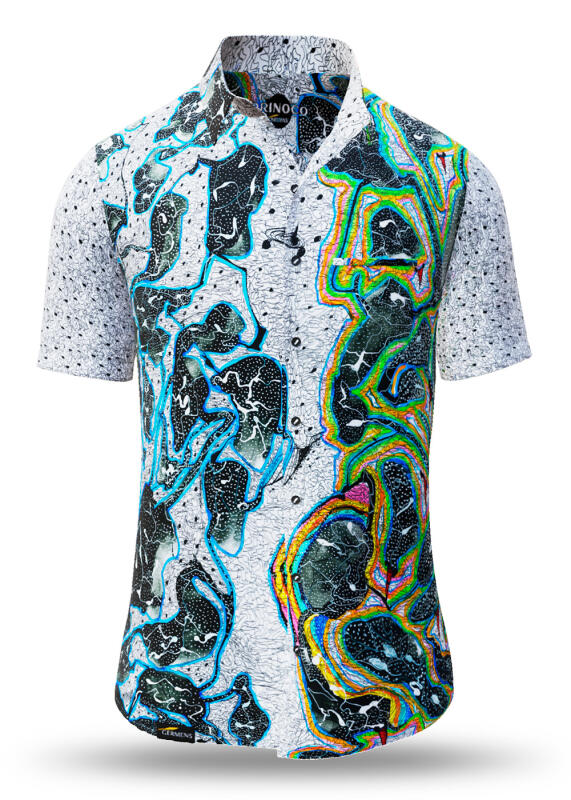Colorful summer shirt men ORINOCO - GERMENS