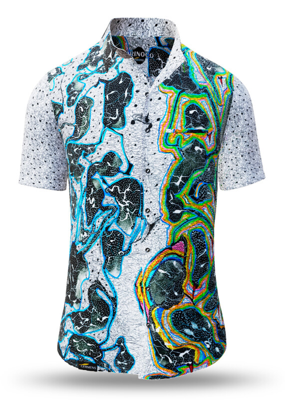 Summer shirt for men ORINOCO - 100% cotton - 10 sizes from XS to 6XL - exceptional design - finest workmanship - fabrics made in Germany - limited edition and exclusive