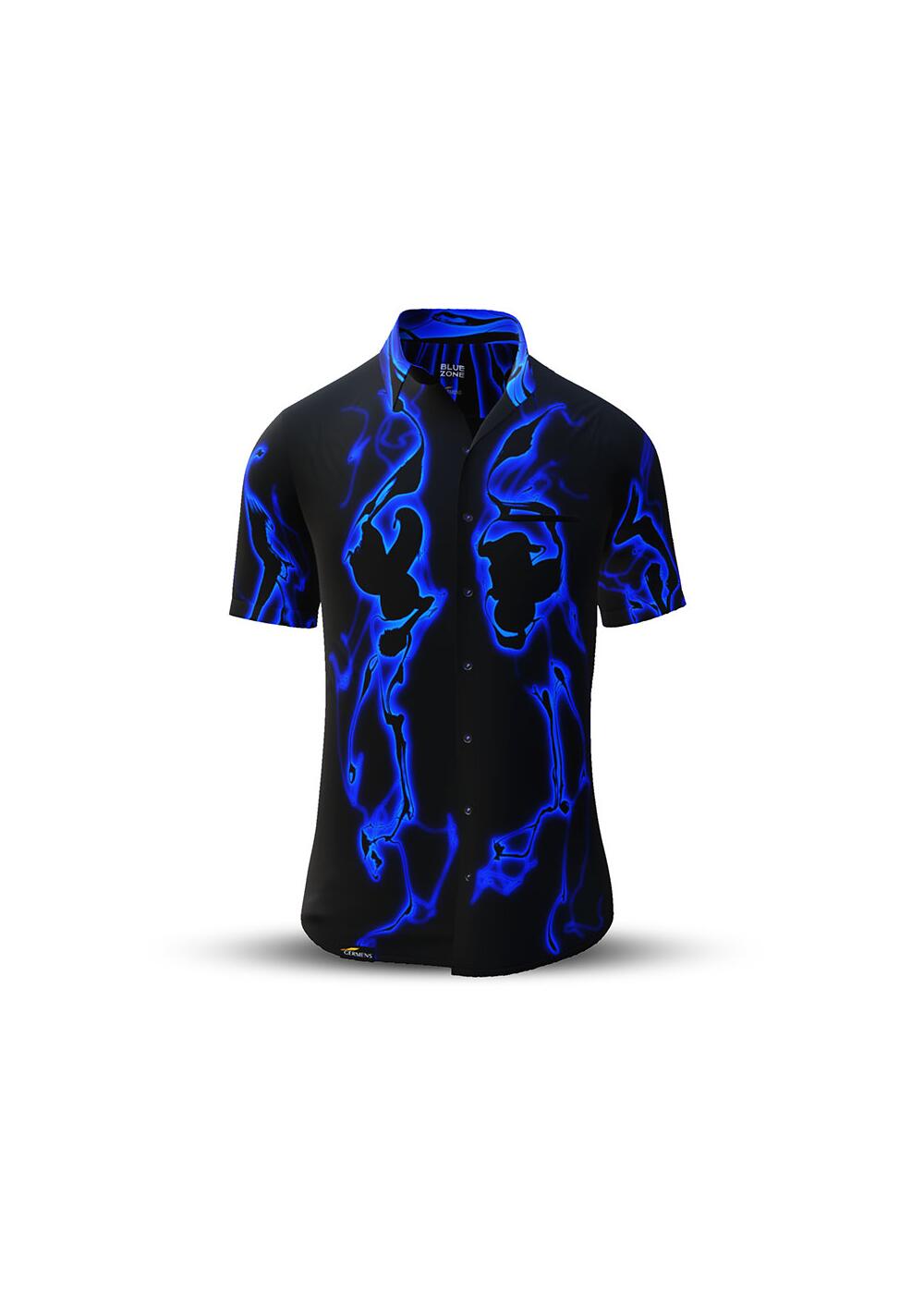 Buntes Sommerhemd Herren BLUEZONE - GERMENS
