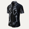 Colorful summer shirt men DARKLIGHT - GERMENS