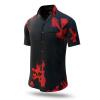 Colorful summer shirt men EMBER BLACK - GERMENS
