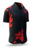 EMBER BLACK - Colorful summer shirt men - GERMENS S