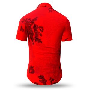summer shirt men EMBER RED - GERMENS