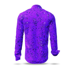 men´s long sleeve casual shirts  GRAVUR LILAS -...