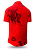 Short Sleeve Button Up Shirt EMBER RED – GERMENS artfashion – Size XXL