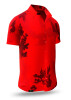 Summer shirt for men EMBER RED - 100% cotton - 10 sizes from XS to 6XL - exceptional design - finest workmanship - fabrics made in Germany - limited edition and exclusive