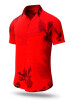 Button Down Shirts Short Sleeve EMBER RED – GERMENS artfashion – 100 % Cotton - Size 6XL