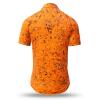 summer shirt men GRAVUR ORANGE - GERMENS