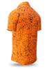 GRAVUR ORANGE summer shirt - 100% cotton - GERMENS artfashion M