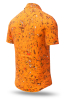 Summer shirt for men GRAVUR ORANGE - 100% cotton - 10 sizes from XS to 6XL - exceptional design - finest workmanship - fabrics made in Germany - limited edition and exclusive