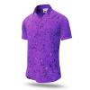 GRAVUR LILAS - summer shirt men - GERMENS