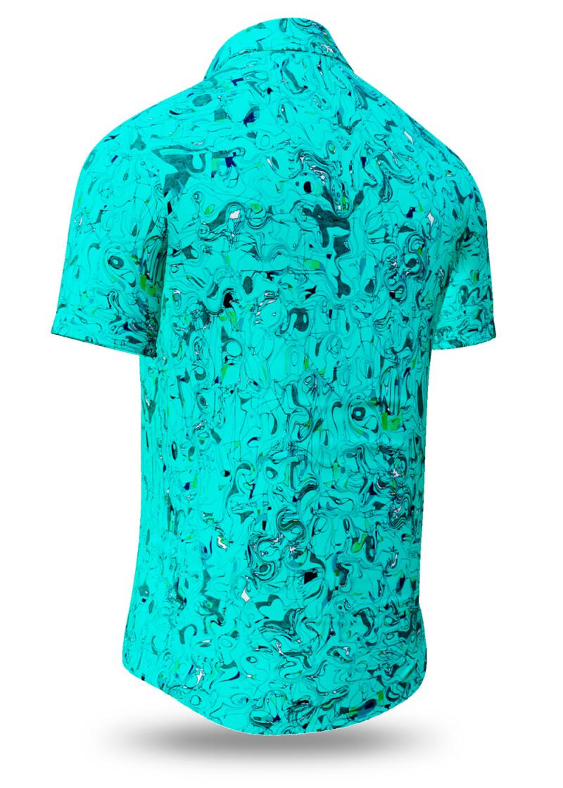GRAVUR MINT - Sommerhemd Herren - GERMENS
