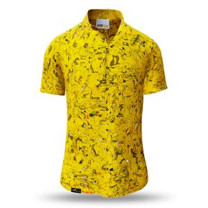 Sommerhemd Herren GRAVUR YELLOW von GERMENS