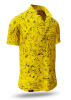 GRAVUR YELLOW summer shirt - 100% cotton - GERMENS artfashion S