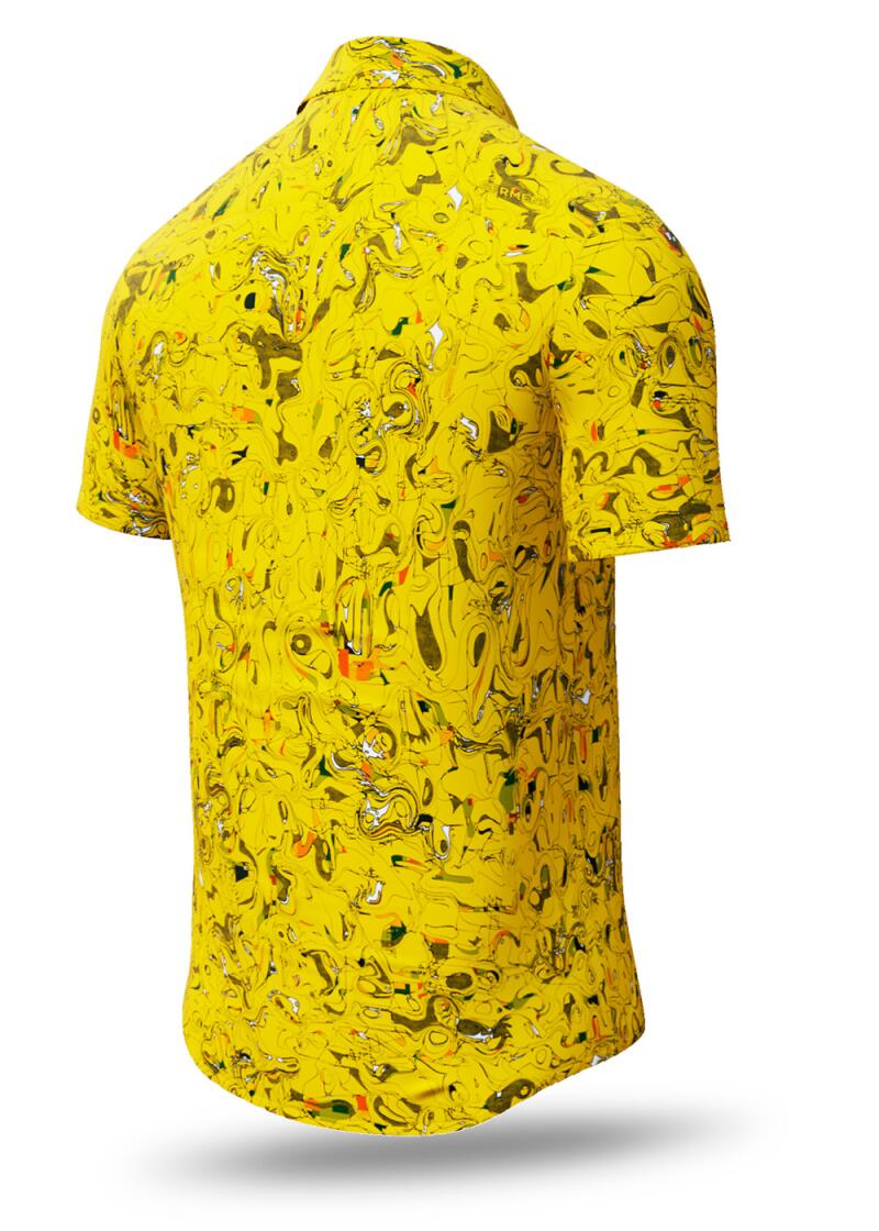 Sommerhemd Herren GRAVUR YELLOW - GERMENS
