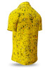 Mens Short Sleeve Button Down GRAVUR YELLOW – GERMENS artfashion – 100 % Cotton - Size 6XL