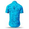 summer shirt men GRAVUR BLUE - GERMENS