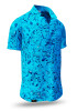 GRAVUR BLUE - summer shirt men - GERMENS